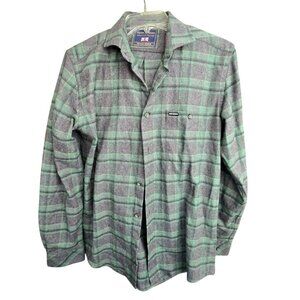 Mens Guide London Premium Range British Design Plaid Shirt Size S JJ4136